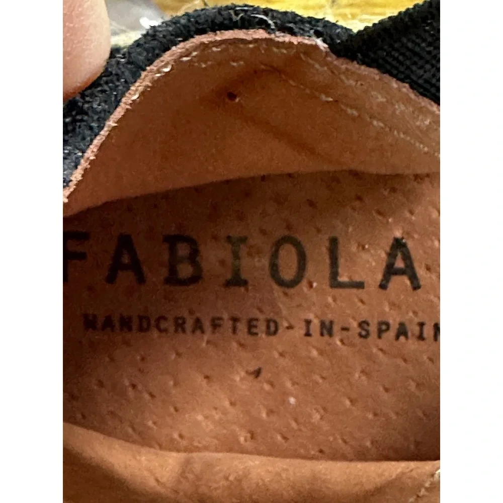 Fabiola Espadrille Flats Women's 9 Suede Cross Strap Slip On‎ Shoes